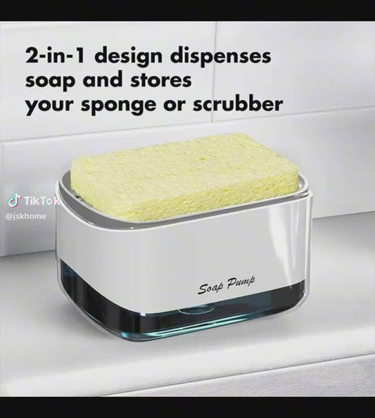 Soap Dispenser & Sponge Holder